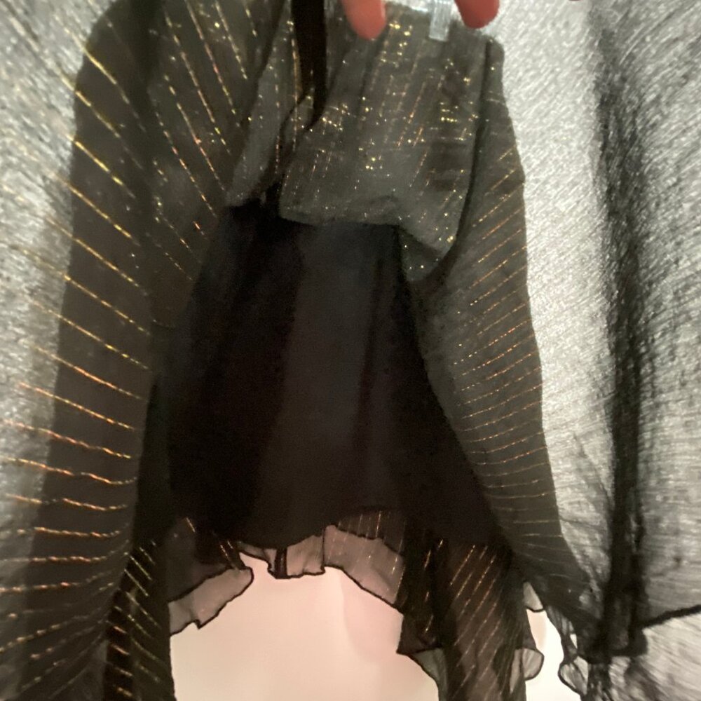 (4) Express Whimsigoth Fairy Grunge Witch Boho Silk Asymmetric Mini Skirt 6 - Picture 5 of 8